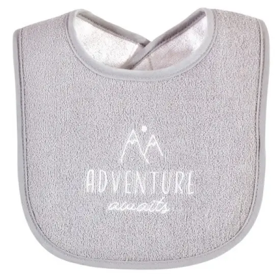 Hudson Baby Unisex Baby Cotton Terry Drooler Bibs with Fiber Filling, Neutral Woodland, One Size image {10}