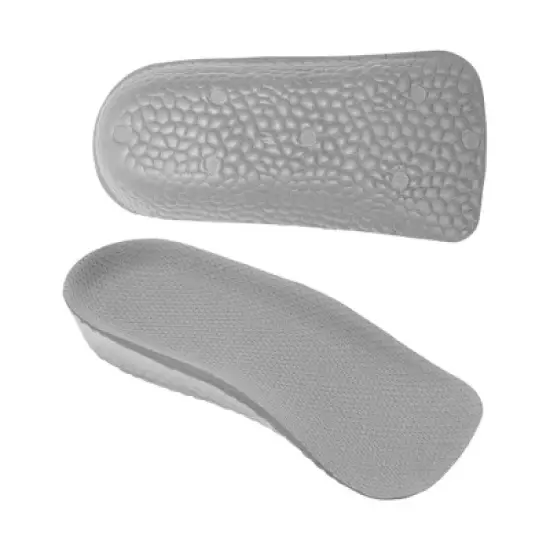Unique Bargains Height Increase Shoe Inserts One Size Fits All White Gray 1 Pair image {3}