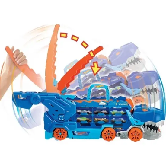 Hot Wheels Transforming City T-Rex Ultimate Hauler image {4}