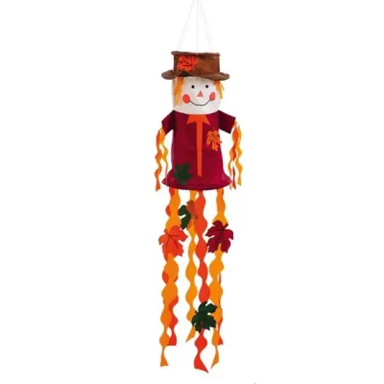 Evergreen Sculpted Scarecrow Windsock image {4}