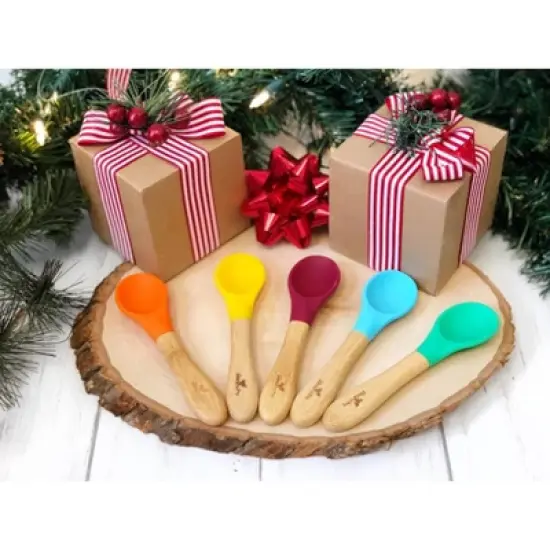 Avanchy Bamboo Baby Training Spoon - 5pk image {3}