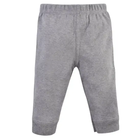 Touched by Nature Baby and Toddler Boy Organic Cotton Pants 4pk, Blue Green image {3}