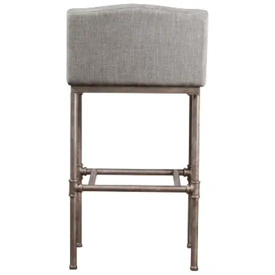 30" Dillon Barstool Silver/Gray - Hillsdale Furniture image {4}