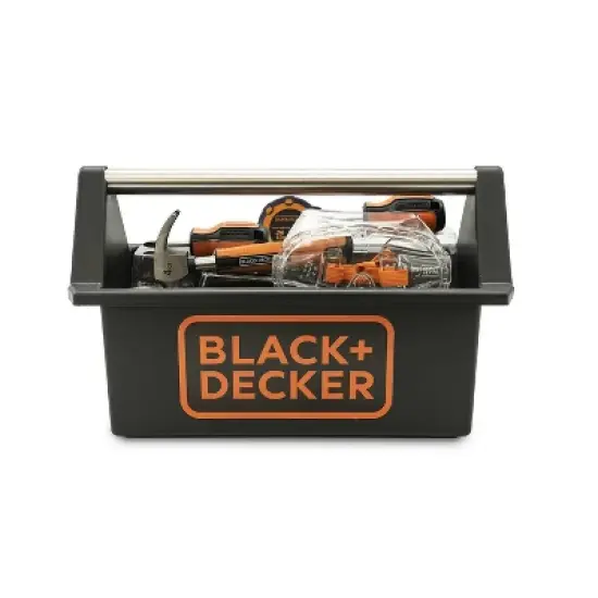 BLACK+DECKER Open Toolbox & 5pc Toolset image {1}