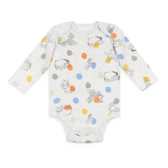 Disney Lion King Winnie the Pooh Mickey Mouse Baby 5 Pack Bodysuits Newborn to Infant image {5}