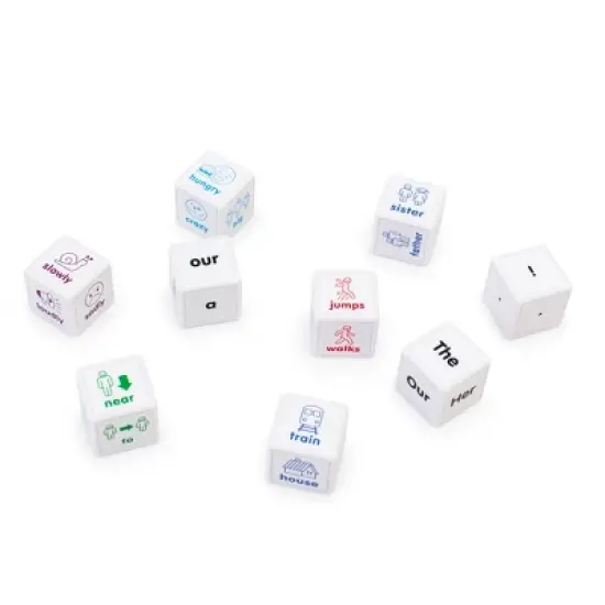 Junior Learning Sentences Cubes, Set of 9 image {3}