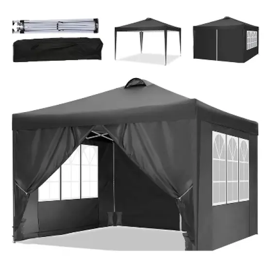 SUGIFT  Pop up Canopy Tent Instant Waterproof Folding Tent image {10}