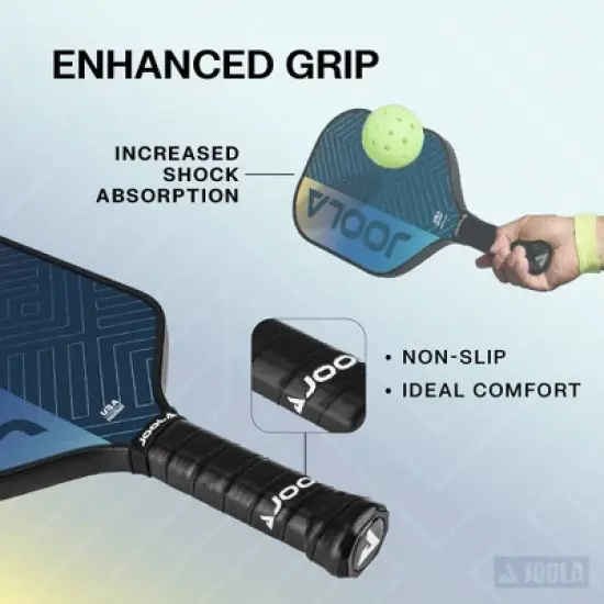 Joola 16.5'' Okkoto Traditional Pickleball Paddle - Yellow: Carbon Fiber Racquet image {3}