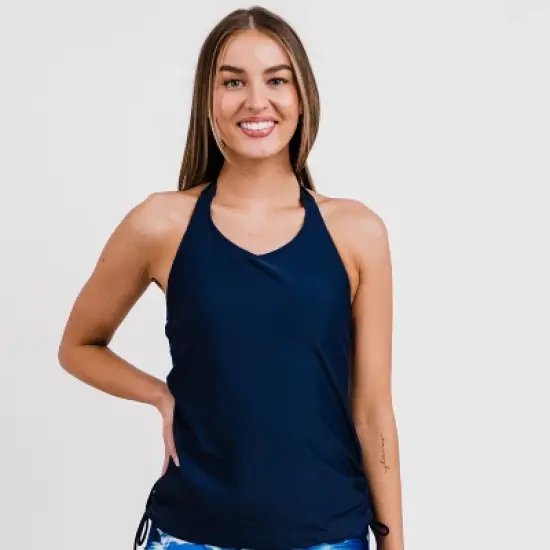 Calypsa Womens Halter Maya Swim Top image {7}