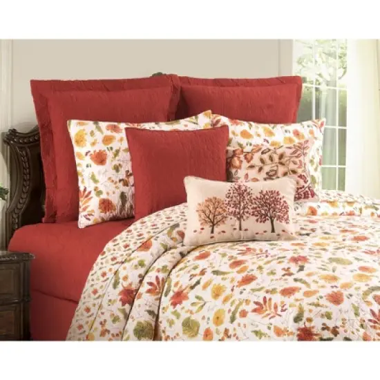 C&F Home Autumn Forest 12" x 18" Embroidered Throw Pillow image {6}