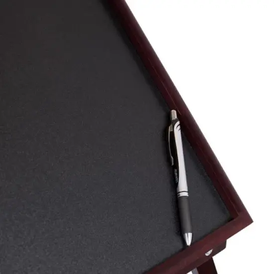 BirdRock Home Bamboo Lap Tray with Adjustable Top - Walnut image {7}