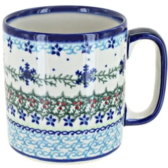 Blue Rose Polish Pottery Vena Mug image {27}