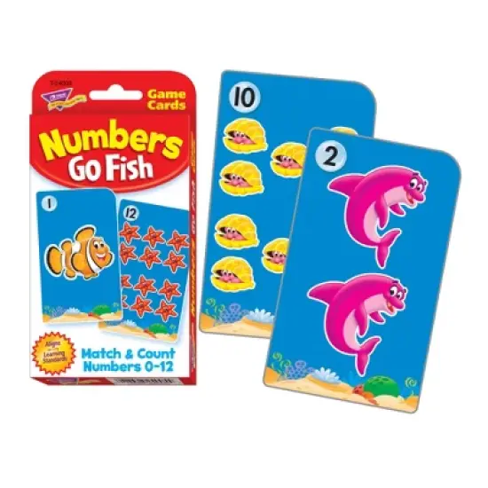 TREND Challenge Cards Numbers Go Fish, 6 Sets image {1}