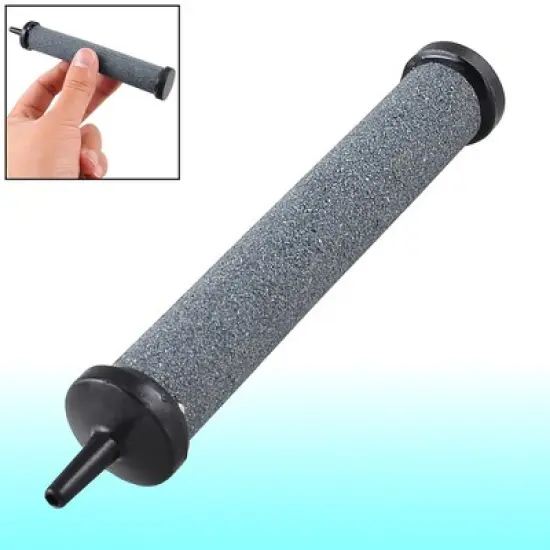 Unique Bargains Aquarium Fish Tank Dark Gray Cylinder Mineral Bubble Air Stone 4.3" x 0.8" image {1}