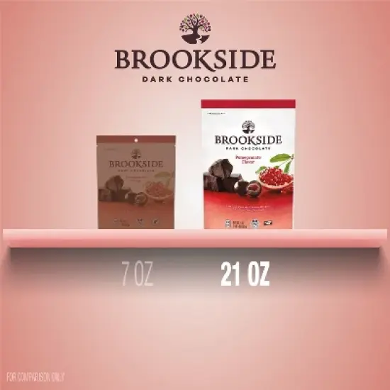 Brookside Dark Chocolate And Pomegranate Flavored Snacking Chocolate Candy - 21oz image {6}