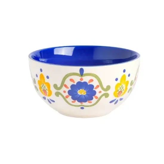 Laurie Gates Tierra 4 Piece 6 Inch Stoneware Cereal Bowl Set in Assorted Designs image {5}