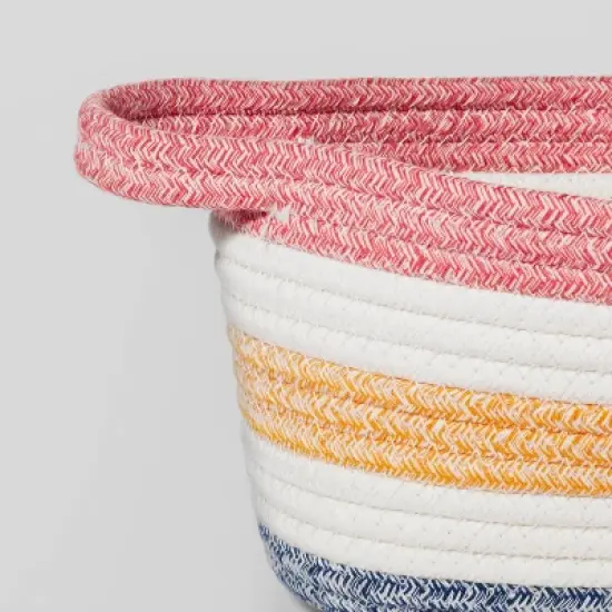 Striped Coiled Rope Kids' Storage Bin - Pillowfort&trade; image {2}