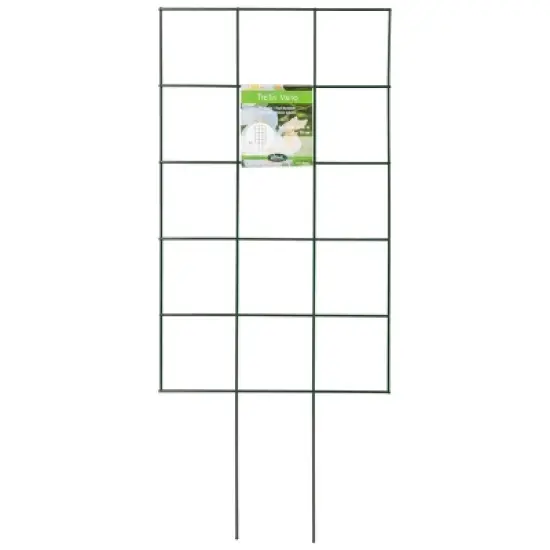 Medium Grid 27.5" Galvanized Steel Plant Trellis Kit &ndash; Durable & Versatile Support for Climbing Plants image {3}