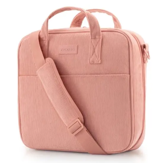 ZICOTO Beautiful 2-Inch 3-Ring Zipper Binder with Strap &ndash; Holds 500 Sheets, Laptop & Books &ndash; Premium Fabric, Extra Pockets, Great for School & Travel image {8}