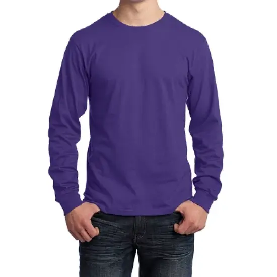 Mafoose Men's Long Sleeve Core Cotton Tee image {5}