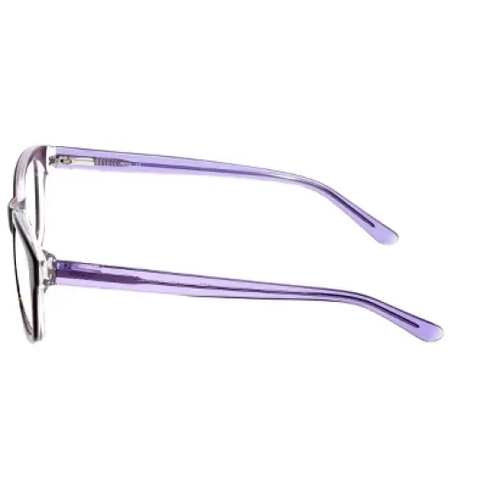 Ecru by Vivid Designer Reading Glasses Morrison-049 in Tortoise-Purple 51mm image {2}