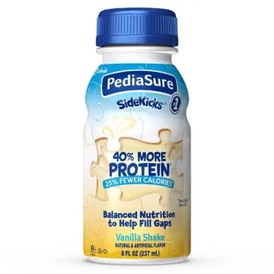 PediaSure SideKicks High Protein Nutrition Shake Vanilla - 6pk/48 fl oz image {4}