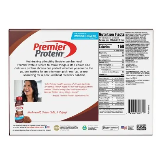 Premier Protein Nutritional Shake - Chocolate - 11.5oz/12ct image {1}
