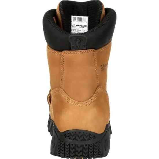 Men's Michelin Pilot Sledge Toe Metatarsal Work Boots, XPX781, Brown image {3}