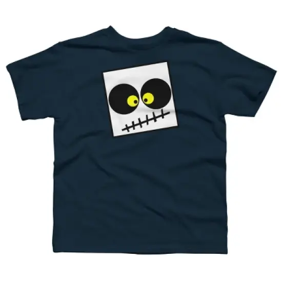Boy's Design By Humans Square Skull By LonaMisa T-Shirt image {5}