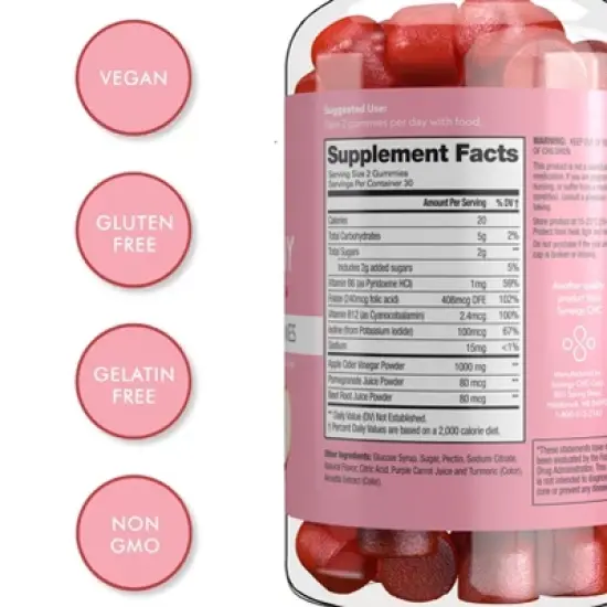Flat Tummy ACV Gummies - 60ct image {2}