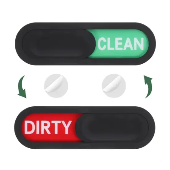 Unique Bargains Non-Scratch Dishwasher Clean Dirty Indicating Magnet image {7}