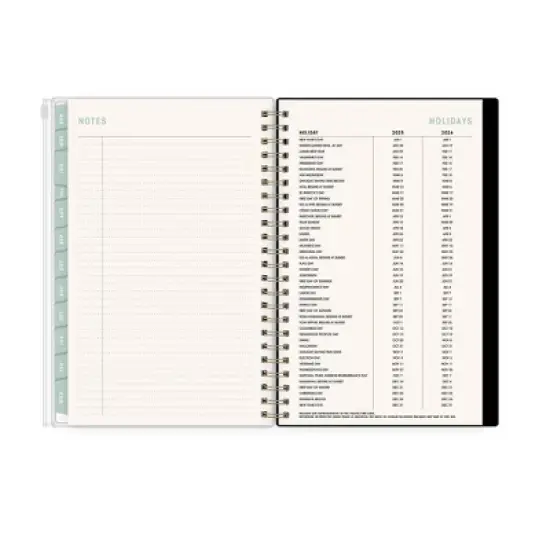 Blue Sky Brook Gossen Planner PP with Zip Pouch 5"x8" Weekly/Monthly Wirebound (15 Month) Happy Daisies Undated image {8}