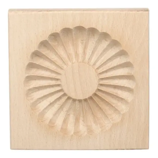 Unique Bargains Wooden 3D Carved Non-stick Vintage Baking Cookie Biscuit Mould image {23}