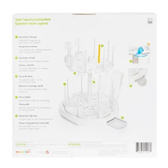 Munchkin High Capacity Bottle Drying Rack image {7}