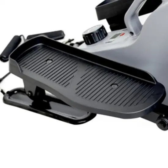 Sunny Health & Fitness Portable Stand Up Elliptical with Resistance Bands - Gray image {12}