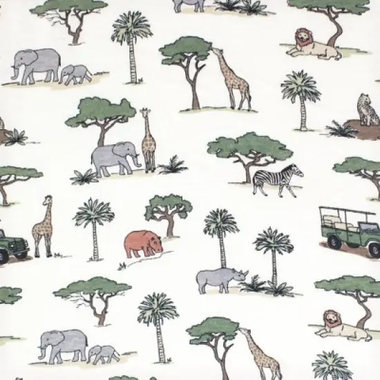 Hudson Baby Changing Pad Cover, Going On Safari, One Size image {1}