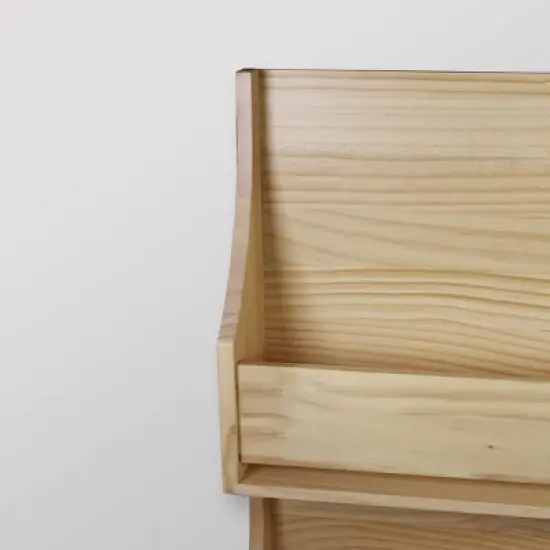 2 Tier Wood Kids' Book Shelf Natural - Pillowfort&trade; image {2}