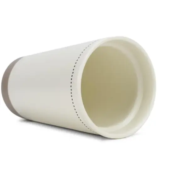 Lighthouse Christian Products Pin Dot Classic White 12 ounce Ceramic Travel Tumbler Mug, Blessed image {3}