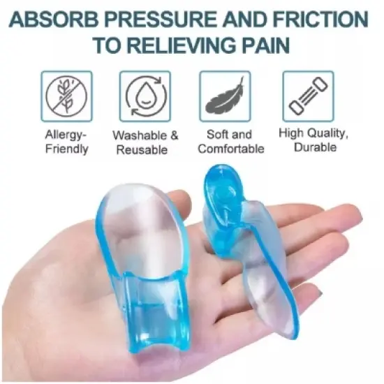 Kitcheniva Silicone Gel Bunion Corrector & Toe Separator 1 Pair image {2}