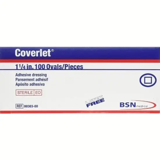 Coverlet Oval Adhesive Dressings 1 1/4", 100 Count image {3}