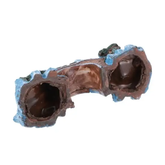 Unique Bargains Aquarium Decorations Arch Bridge Decoration Resin Fish Accessories Blue Brown Green 5.71" Length 1 Pcs image {4}