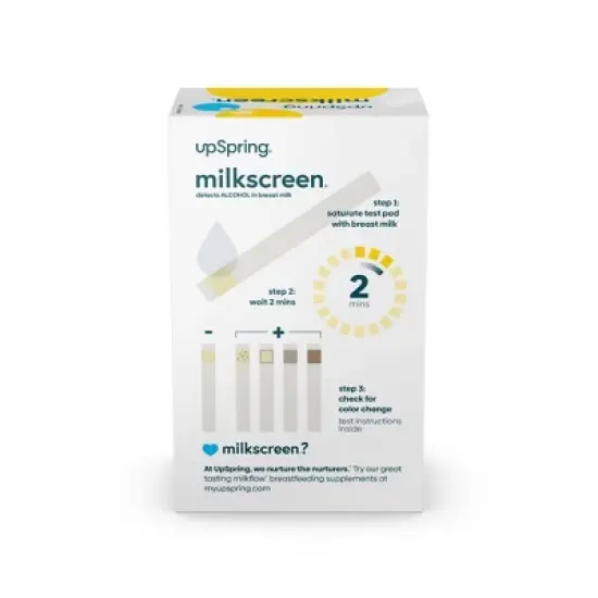 UpSpring MilkScreen Breast Milk Test Strips for Alcohol - 30ct - Detects Alcohol in Breast Milk image {2}