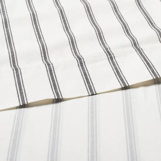 Cotton Percale Tick Stripe Sheet Set - Hearth & Hand&trade; with Magnolia image {1}