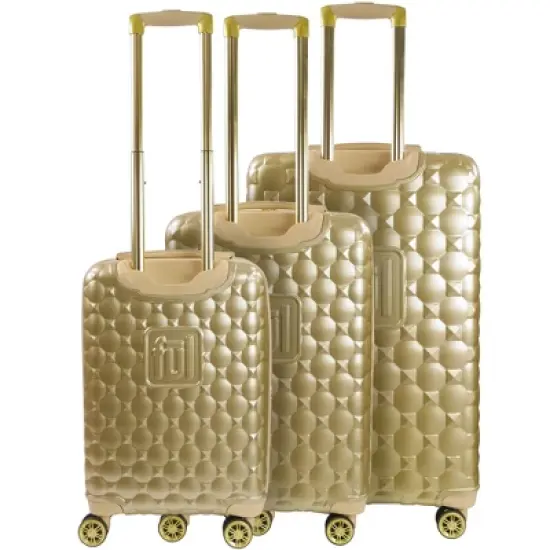 Disney Ful Minnie Mouse Quilted 3D Molded 3 pc set, Gold image {2}