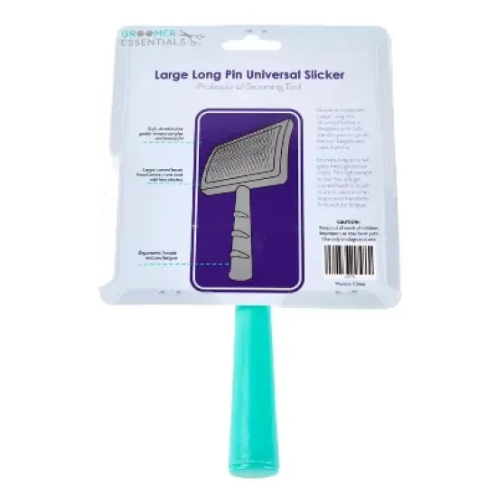 Groomer Essentials Long Pin Universal Pet Slicker - Large image {3}
