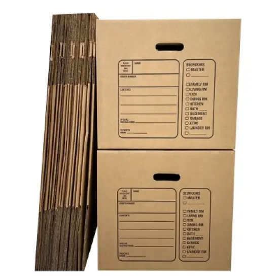 Moving Boxes With Labels image {8}