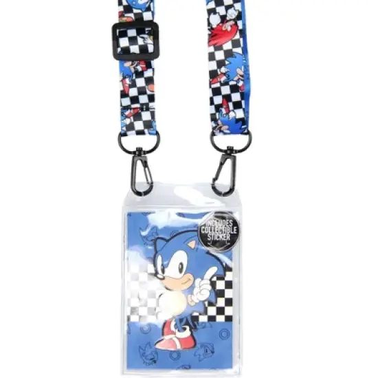 Sonic The Hedgehog Lanyard ID BadgeHolde With Multi Uses image {1}