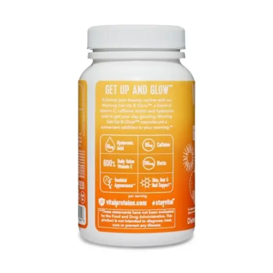 Vital Proteins Morning Get Up and Glow Capsules - 60ct image {2}