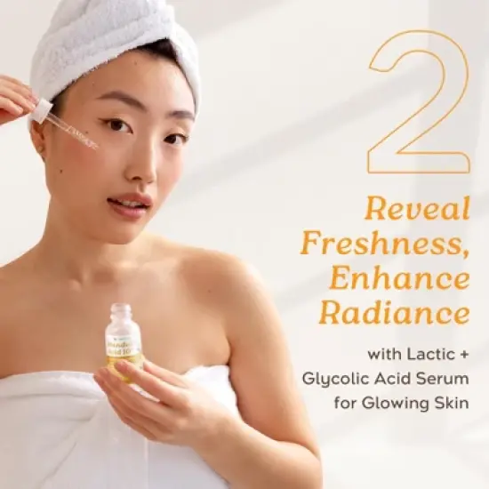 Tree To Tub Mandelic Acid Serum - 10% Gentle Exfoliating AHA Serum - Lactic & Glycolic Acid for Smoother Skin - Vegan Skincare for Men & Women image {4}