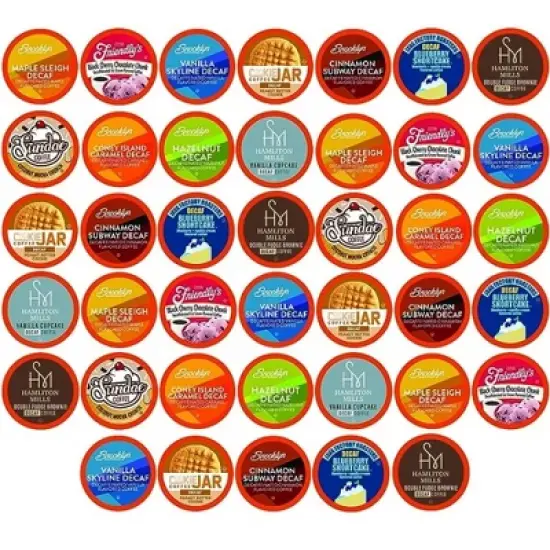 Two Rivers Coffee DECAF Flavored Coffee Pods for Keurig Brewers, Variety , 40 Ct image {4}